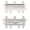 EBTOOLS Divisor de 6 vías, Divisor de Cable coaxial de