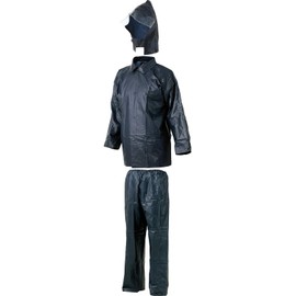 Mac AS-1800 Raincoat Standard Set, Navy, M