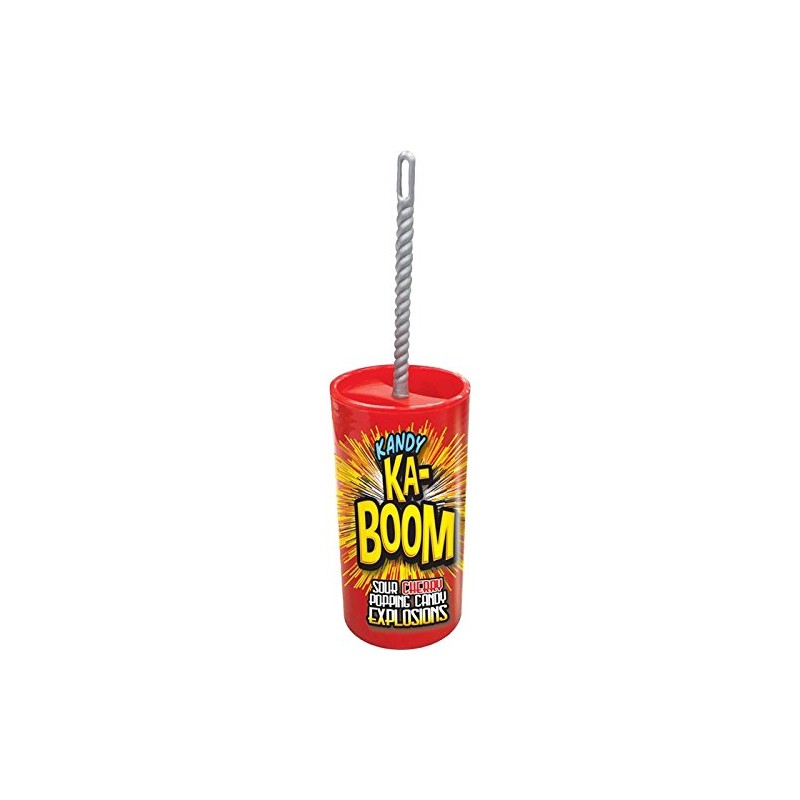 Kandy Ka-Boom Sour Cherry Popping Candy, 0.56 oz (Pack of