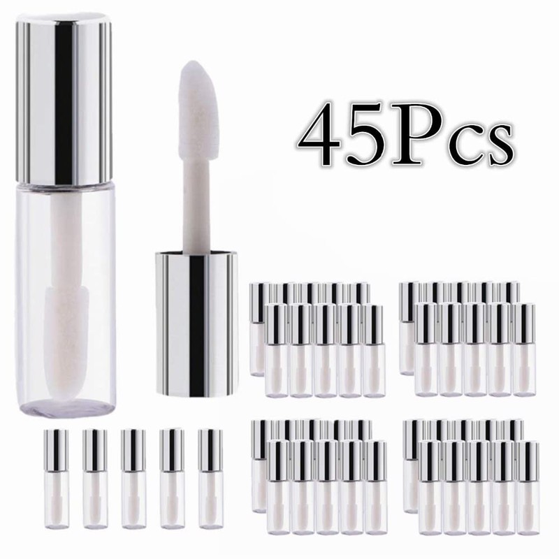 Lip Gloss Tube, Empty Lip Gloss Bottle Set, 45 Pieces