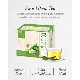 Sempio Sunjak Sword Bean Tea (40 Count, Pack of 1), Sugar-free, Fat-free