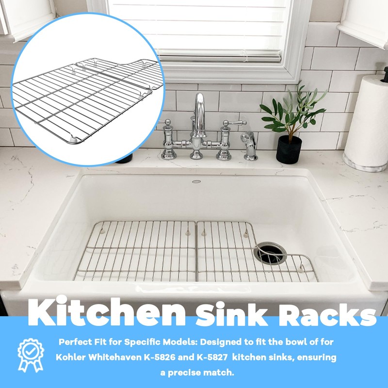 K-6449-ST Stainless Steel Sink Protector Grid (26.18'' x 14.76''), for