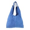 Girly Handbags Plain Open Shoulder Bag (Denim)