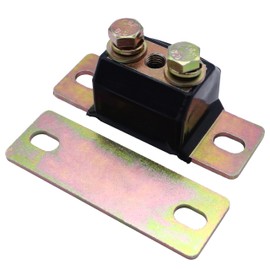 YUCHENSHLP 3.1108G Transmission Mount Performance Polyurethane Mounts Bracket Set Fit for GM Cars and Trucks TH350, TH400, 700R4, and Most Transmissions-Black