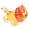 Shiny Diamonds Tortoise Decoration Tortoise Statue Metal Crafts Home Decor