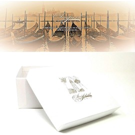 SOSPIRI VENEZIA Crucifix in Murano Glass Decorated Religious Wall Cross Objects Venice Gift Idea Made in Italy (cm11x16)