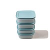 TUPPERWARE Freezer container 450 ml white-blue (4) ice crystal container