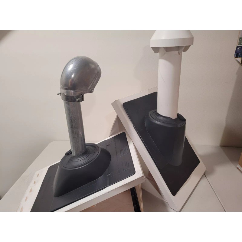 GARRDAL12+ Garrdal pipe flashing for steep roofs 12/12 and steeper