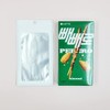 White translucent zipper bag for packaging (10cm x 18cm) / 포장용 화이트 반투명 컬러 지퍼백(10cm X 18cm)