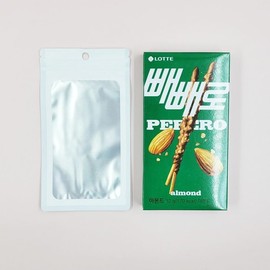 White translucent zipper bag for packaging (10cm x 18cm) / 포장용 화이트 반투명 컬러 지퍼백(10cm X 18cm)