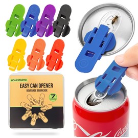 Homesthetix - Easy Tab Opener & Drink Protector – 8-Piece Beverage Barricade Soda Protector Set – Can Tab Tool for Travel, Outdoor Use – Pop Top Can Accessory Keeps Drinks Safe