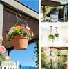2 Ganci da Soffitto per Piante Sospese, 7.5 cm Ganci
