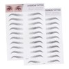 NOLITOY 2pcs Natural Look Eyebrow Tint Brow Stickers for Sparse
