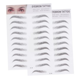 NOLITOY 2pcs Natural Look Eyebrow Tint Brow Stickers for Sparse Light Eyebrows