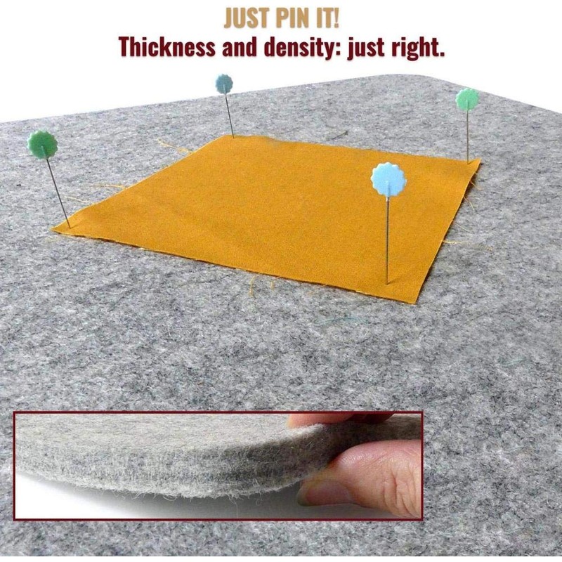 Wool Pressing Mat 24" x 17" for Quilting | 100%