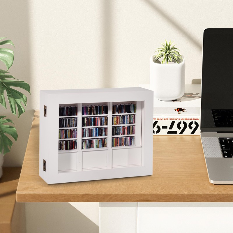 yyiviking Anxiety Mini Bookshelf – Shake Away Anxiety, Miniature Book