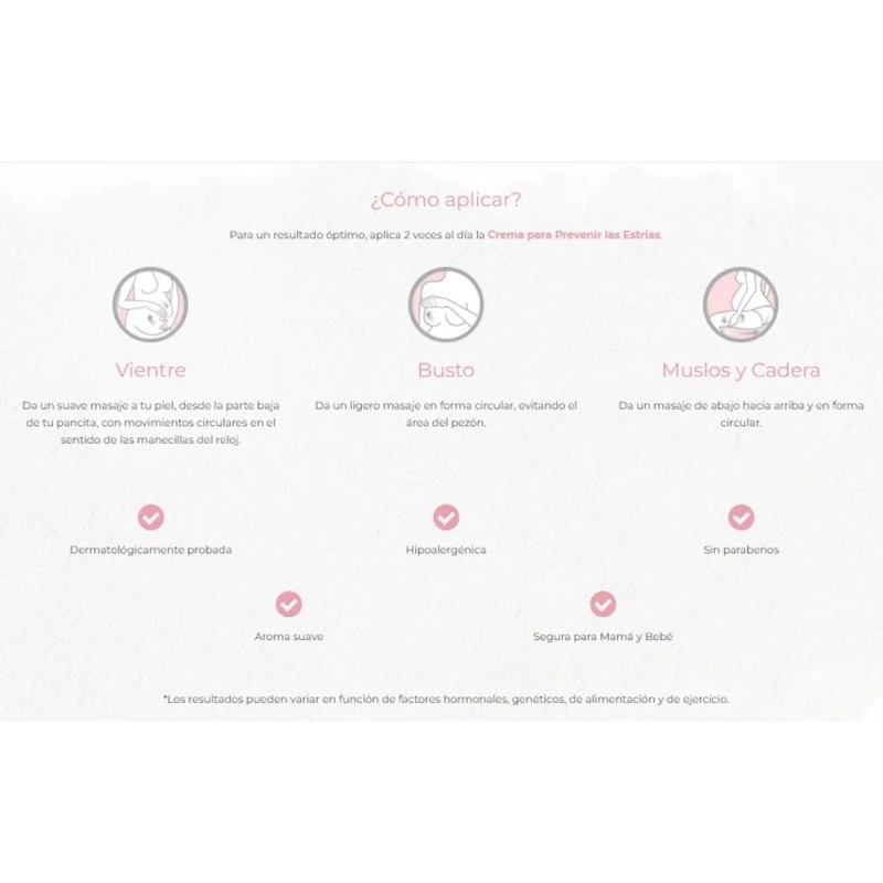 Crema Prevenir Estrías Mom 250