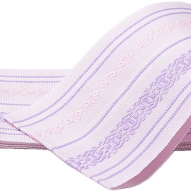 Mori Hakata-ori Hakata-ori Date Tightening Fine Pure Silk Width 2.7 inches (10.6 cm) x 6 Shaku Size M 6 Colors Available, purple