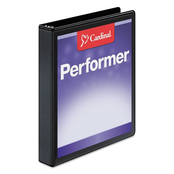 Cardinal 17201 Performer ClearVue Slant-D Ring Binder, 1-Inch Cap, 11
