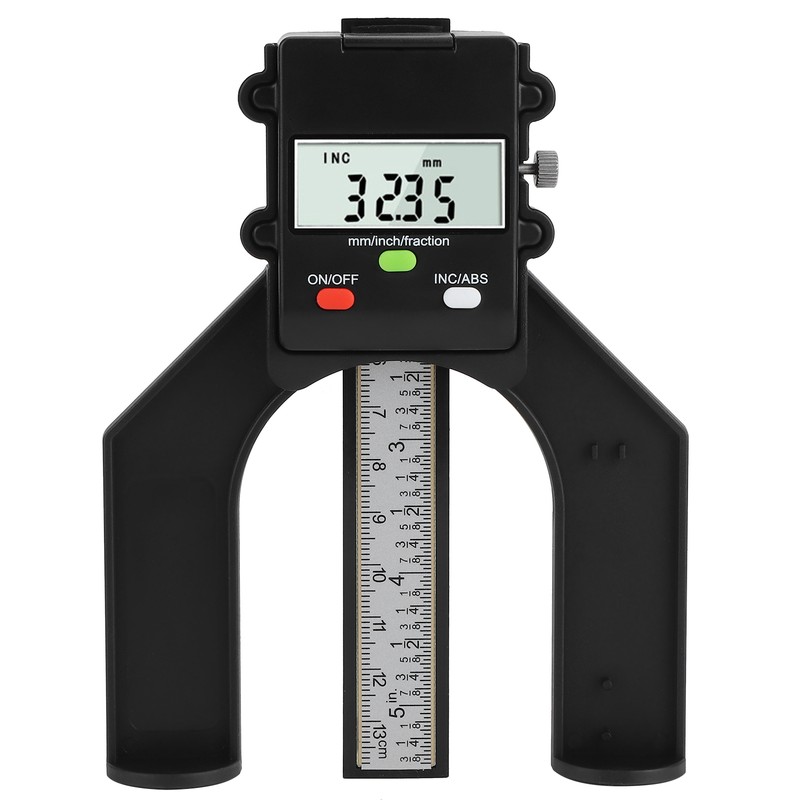 0‑80mm Professional Electronic Digital Depth Gauge DIY Woodworking Ruler Height