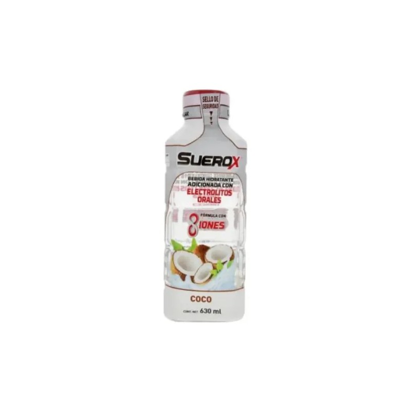 Suerox Sabor A Coco 630 Ml Electrolitos Oral 8 Iones
