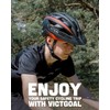 VICTGOAL Bike Helmet with USB Rechargeable Rear Light Detachable Magnetic