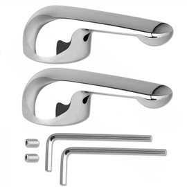 2 Pcs H79 Shower Handle Compatible with Delta Tub & Shower,Single Metal Lever Shower Handle Replacement for Delta 1300/1400 Series Shower Faucet Handle Replacement,Chrome