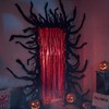 3.3ft x 6.6ft Black Red Party Streamers Backdrop Black Craft