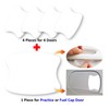 3M-5pcs Car Door Handle Cup Protector/Sticker/Guard, 3M-PPF(Paint Protection Film), Clear(Transparent),