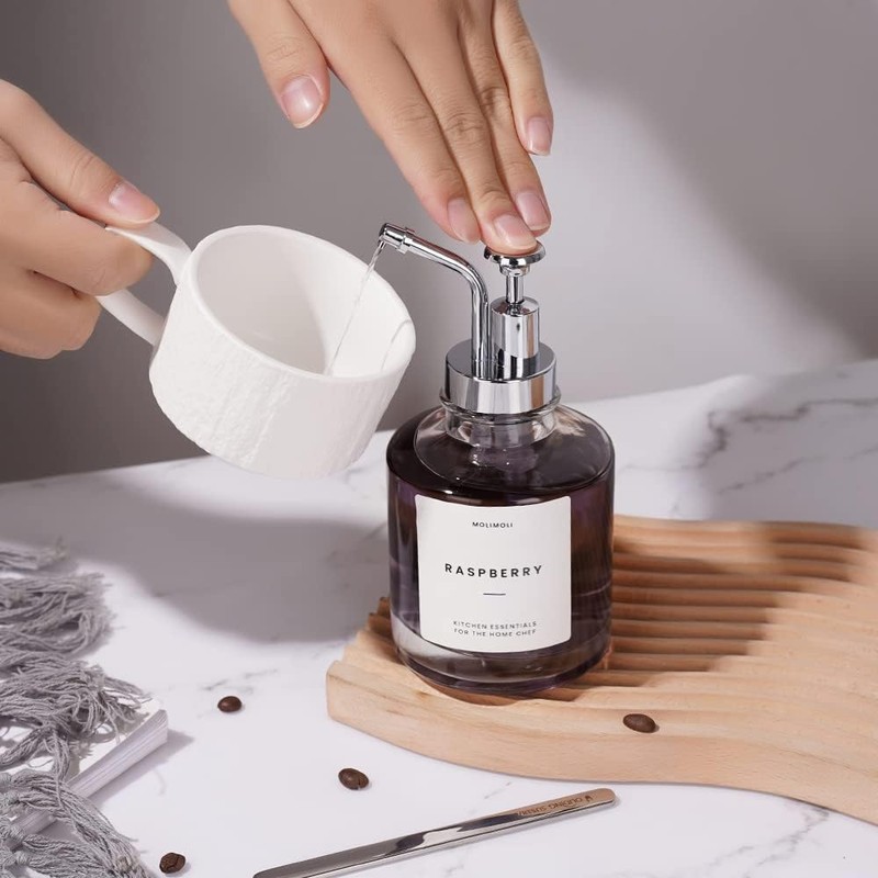 Molimoli (Upgraded Pump) Coffee Syrup Dispenser for Coffee Bar, Coffee