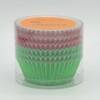 Huaswan Red Green Foil Cupcake Liners Standard Baking Cups for