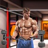 Kipika Dumbbell Converter, Adjustable EZ Curling Bar Adapter, Convert Dumbbells
