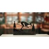 Skiing Whippet Greyhound Silhouette Ornament - Handmade Festive Decor for