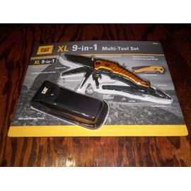 CATERPILLAR XL 9-in-1 MULTI TOOL SET NIP W/SHEATH