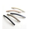 Vingtaine H7349-WH- Color Thin Barrette, Simple, Mature Style, Enameled Hair