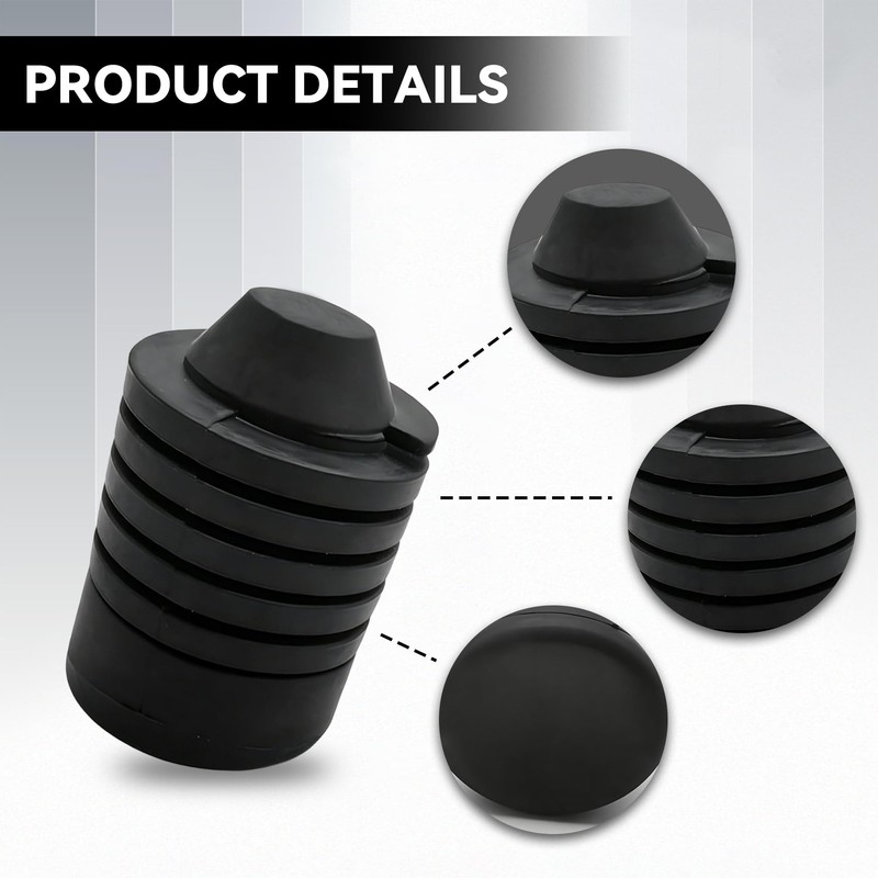 2PCS Hood Stop Bumpers, Car Engine Hood Buffer Rubber Pad,
