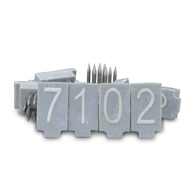 BOCCS Standard Animal Complete Tattooing Kit with 0-9 & A-Z