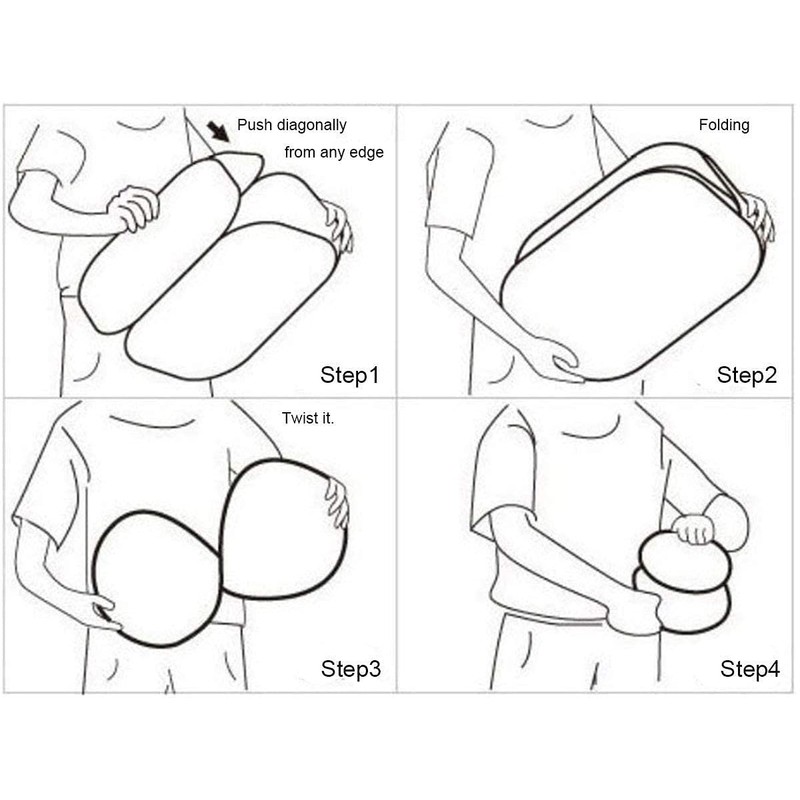 Buenod Pop up Laundry Hamper, Portable Foldable Mesh Clothes Hamper