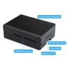 Aluminum Heatsink Case Professional Efficient GPIO Slot Reserved Interface Holes
