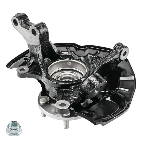 KAX Front Steering Knuckle & Wheel Bearing Hub Assembly Replacement