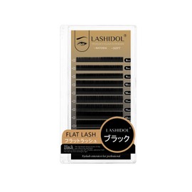 lashidol Matsueku Innovative L Curl Flat Rush Black Eyelash Extensions Dedicated Beauty Shop LD Curl Thickness 0.20 mm Length 8-15 mm Mixed (Black-020-mix(8-15)-LD)