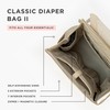 Freshly Picked Classic II Diaper Bag Backpack, Wipeable Vegan Leather