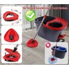 Spin Mop Replacements Head Compatible with Ocedar EasyWring 1-Tank System,Microfiber