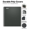 Dunwell 3-Subject Notebook College Ruled 8.5 x 11 (Black) -