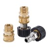 Raincovo Pressure Washer Quick Connect Fittings, M22 14mm to 3/8