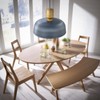 Darkaway Pendant Light Fixtures Ceiling Hanging with Hammered Metal Shade,