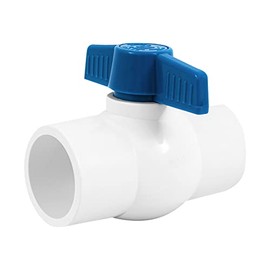 Foset PVC-ES-1-1/2, Válvula de esfera de PVC de 1 1/2", para cementar