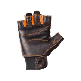 Climbing Technology ProGrip Ferrata Half-Finger Glove, unisex adult, Progrip Ferrata, black