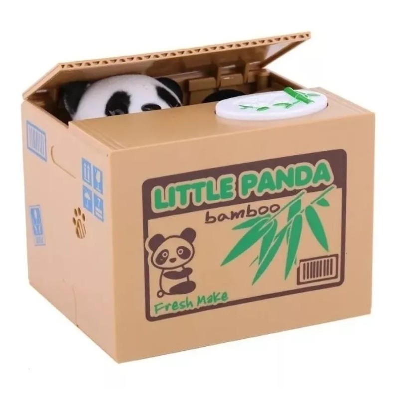 Molin Dollins Hucha Panda Roba Moneda De Dinero Electronica Sonido
