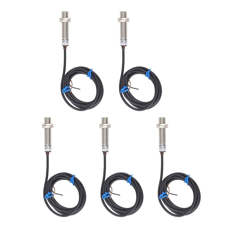 5PCS Approach Sensor M12 X 1 Non Embedded IP65 Waterproof